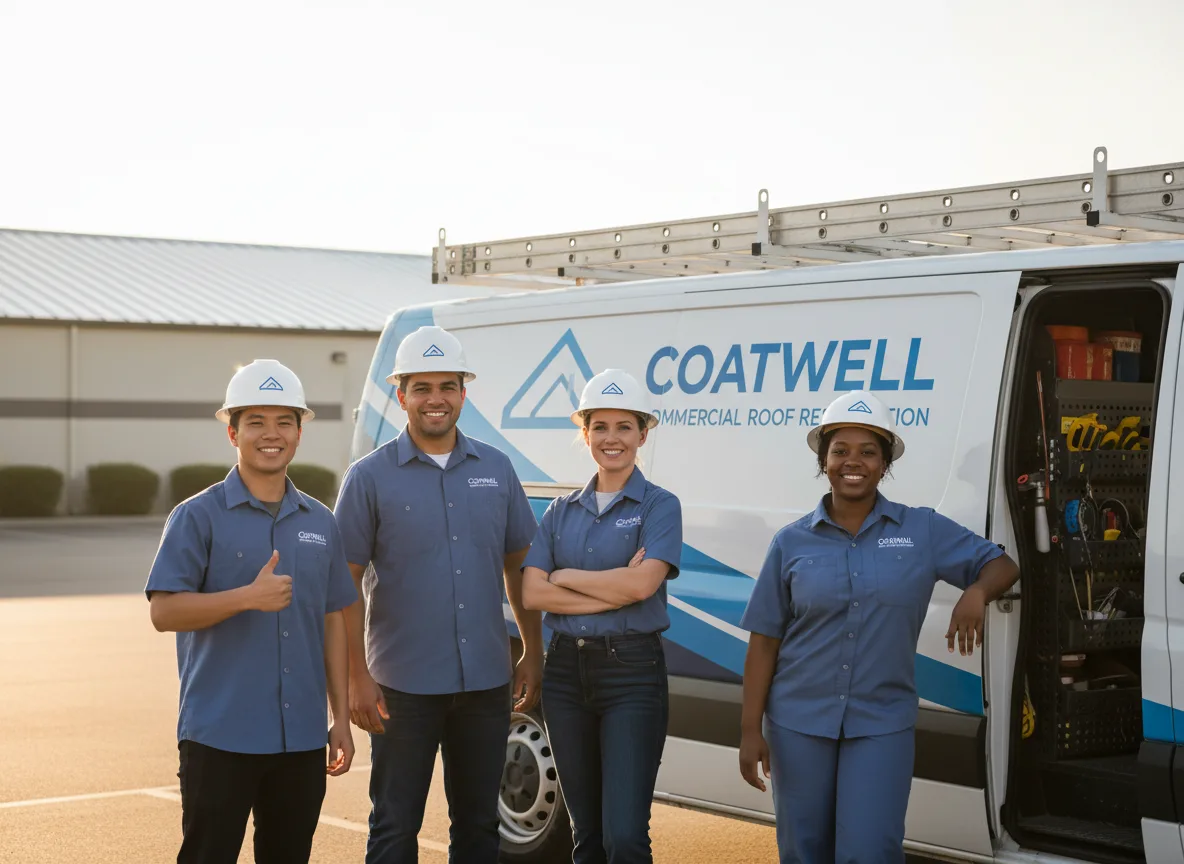 Commercial roof coating company in Benson, IL